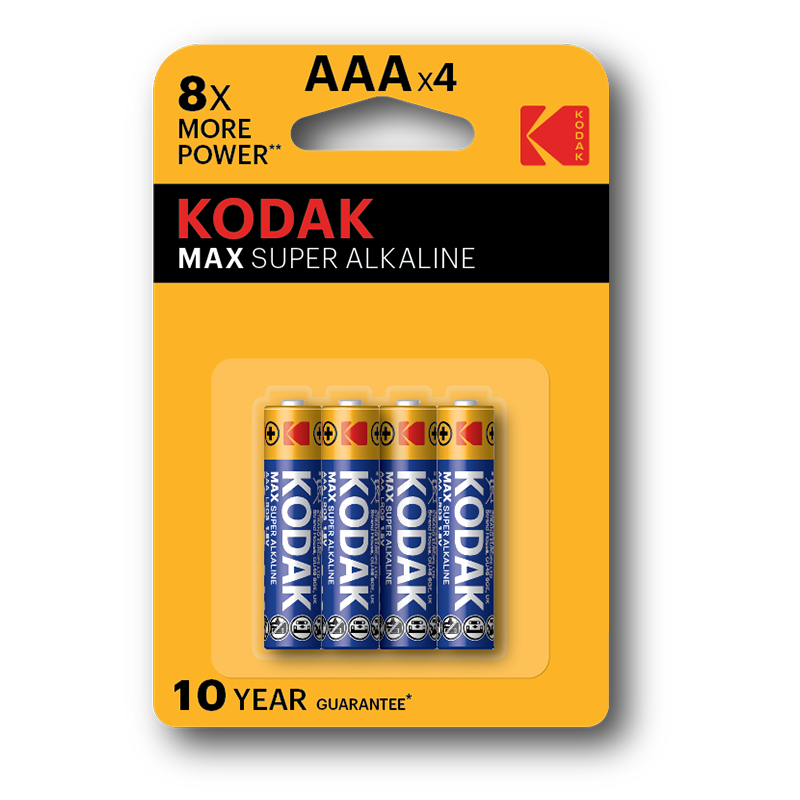 Kodak bateri AAA max super alkaline